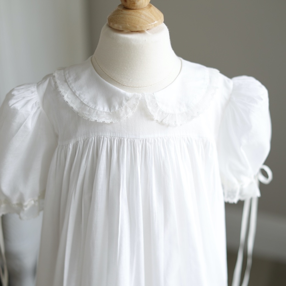 Strasburg Dress SPECIAL Vintage White Extremely Rare Heirloom Embroidery size 5
